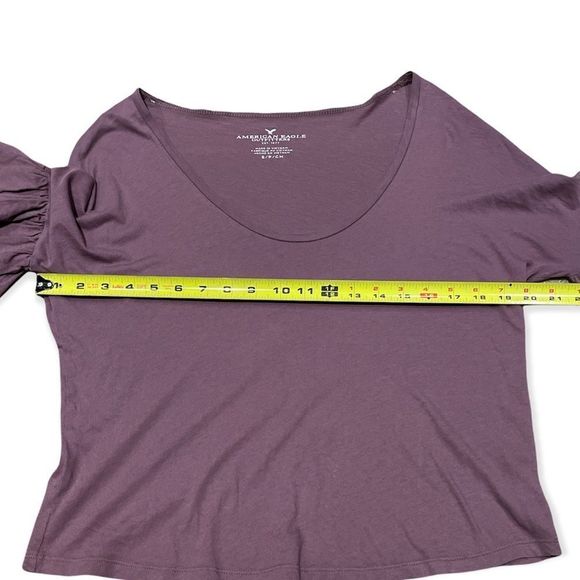 3/$25. American eagle outfitters ruffles sleeve top size Small - Picture 5 of 7